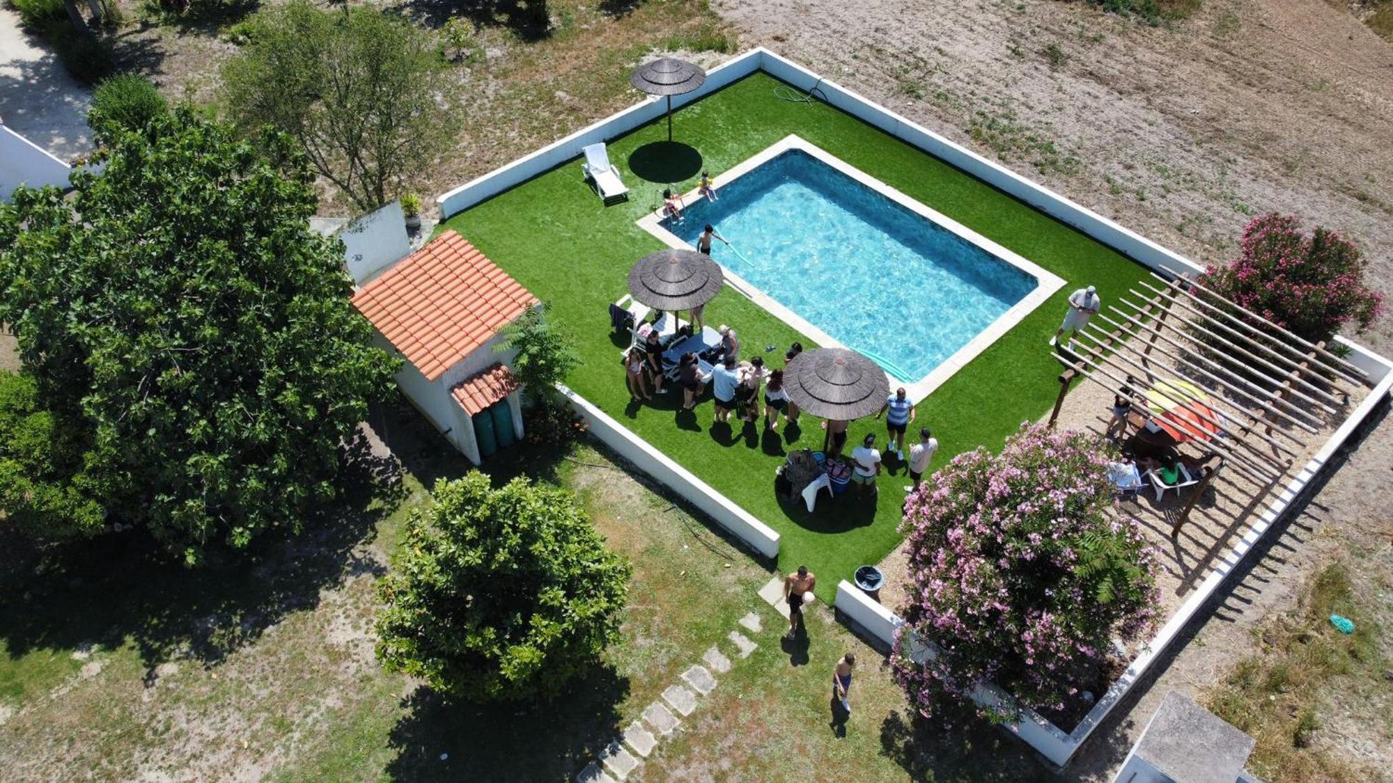 Na Quinta- Alojamento Rural Com Piscina De Agua Salgada Poceirao Bagian luar foto